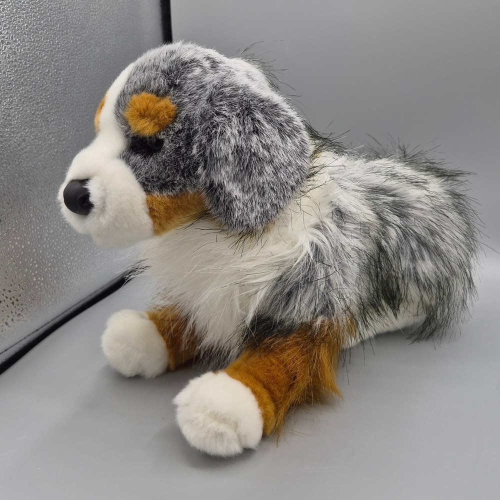 Douglas Cuddle Toys Australian Shepherd Blue Merle Dog Plush 2019 Stuffed Animal